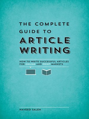 cover image of The Complete Guide to Article Writing